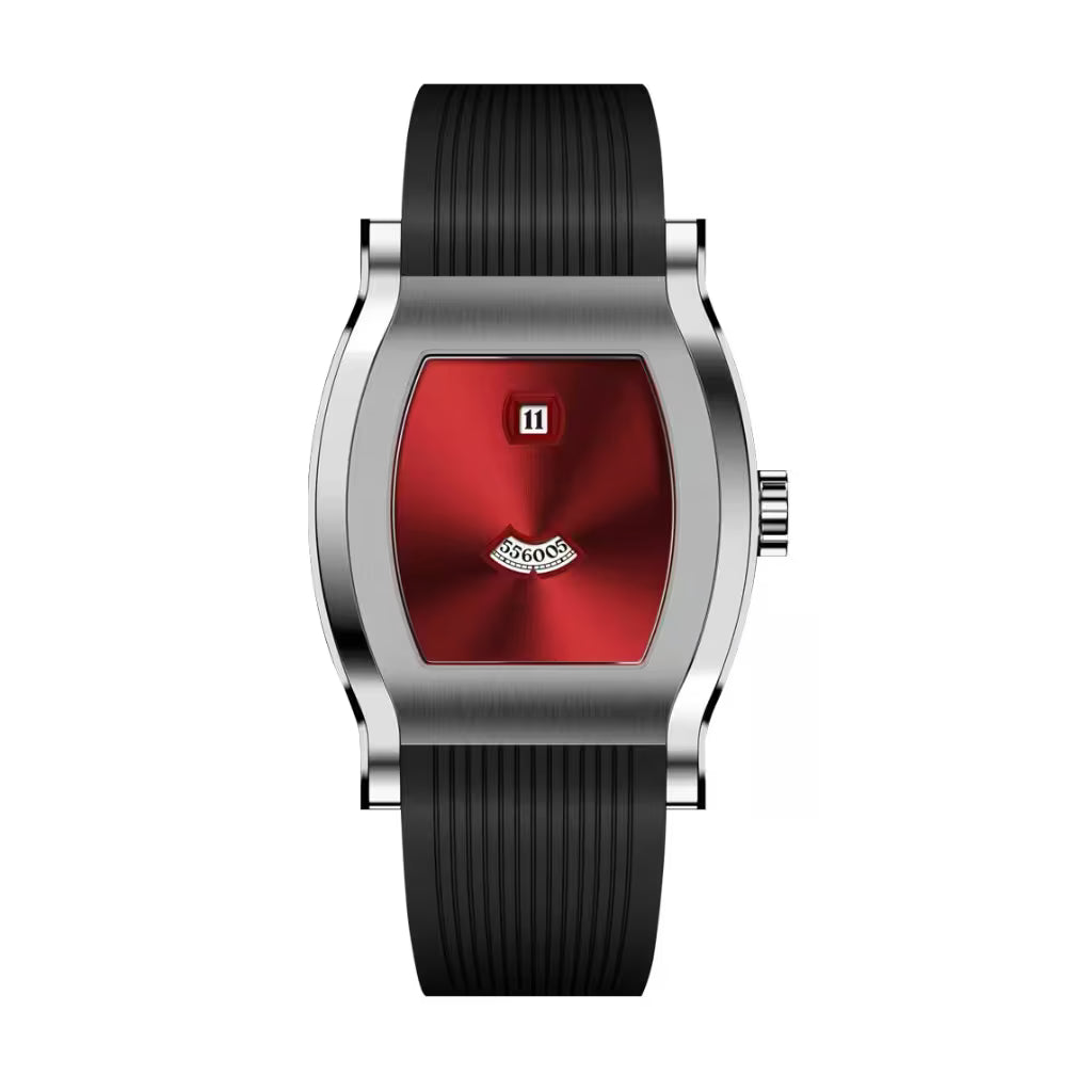 Specht & Söhne Noble Red - Relógio Automático Jump Hour