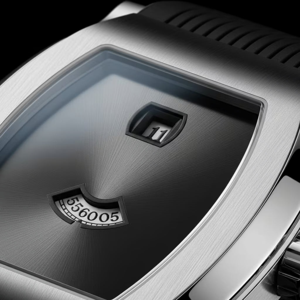 Design Minimalista e Pulseira FKM