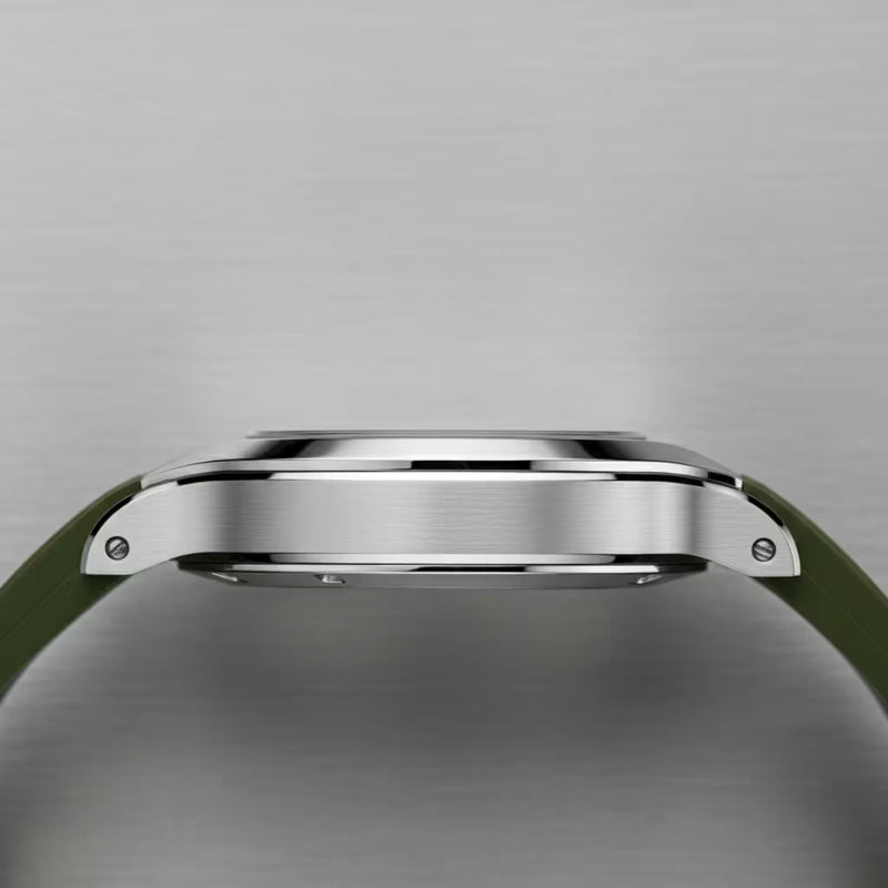 Specht & Söhne relógio — cristal de safira e coroa