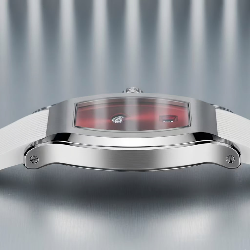 Design Minimalista e Pulseira FKM