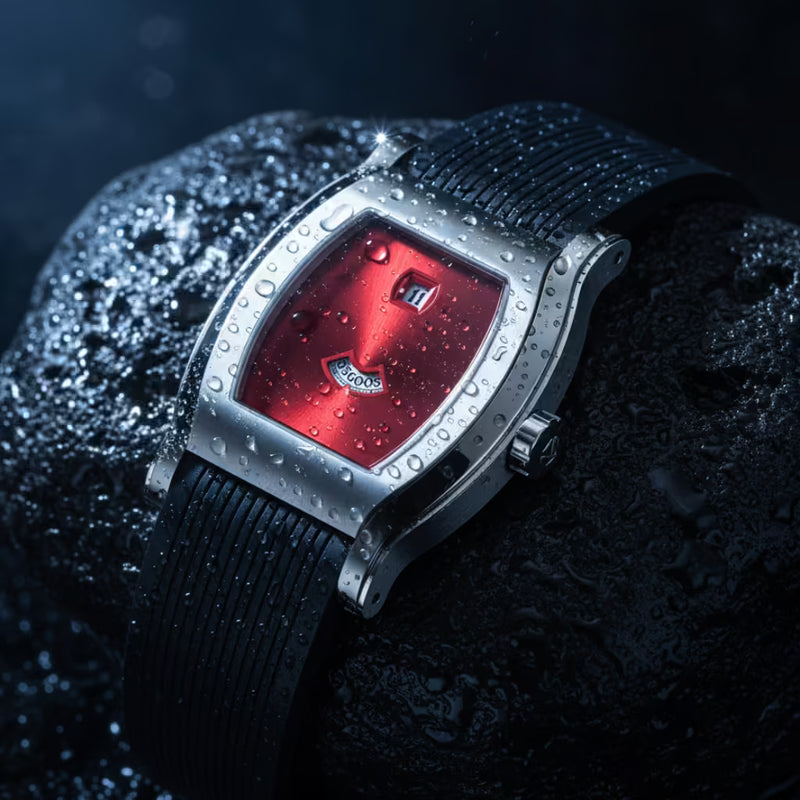 Specht & Söhne relógio — detalhe movimento automático