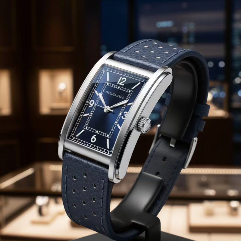 Virtus Blue — Caixa Quadrada Azul Com Acabamento Premium Specht & Söhne