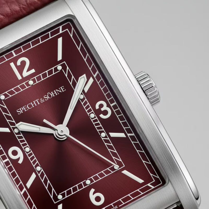 Virtus Red — Pulseira De Couro Premium Com Fecho Oculto